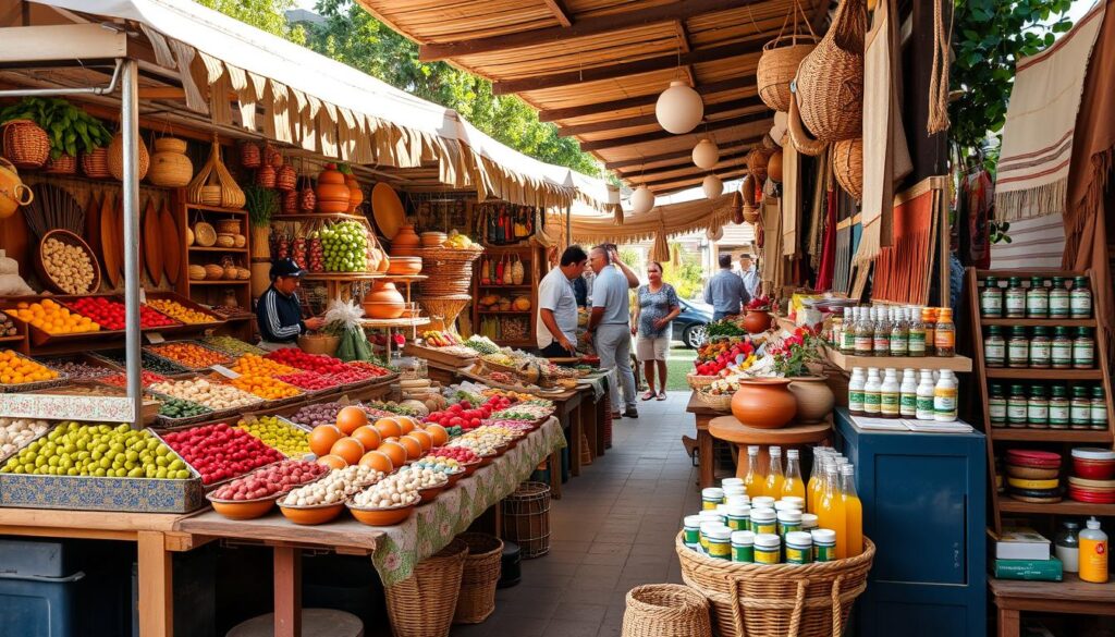 produkty regionalne w tym regionalna żywność, rękodzieło, kosmetyki naturalne